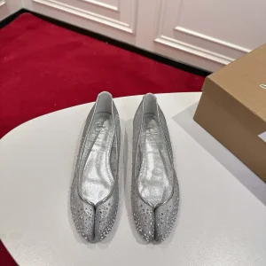 Rhinestone Tabi Flat Ballet Shoes image 1