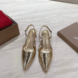 Christian Louboutin Pointed Toe Slingback High Heel Pumps image 1