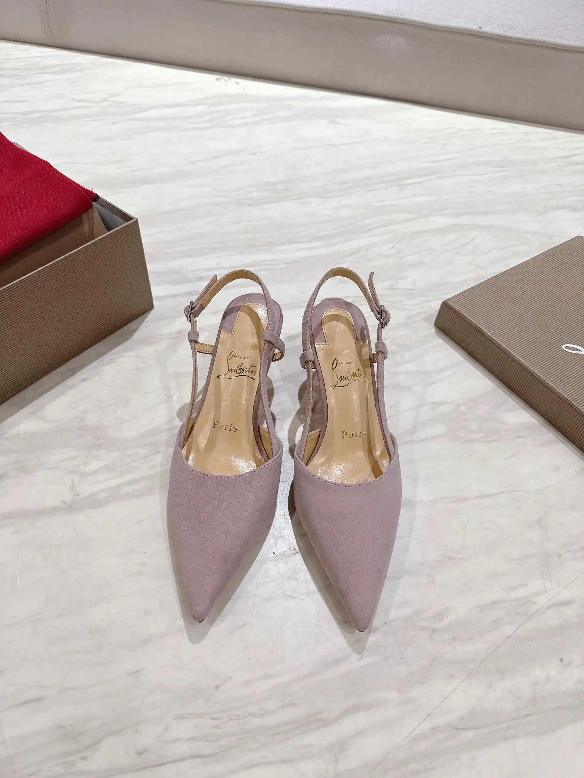 Pointed Toe Slingback High Heel Pumps image 1