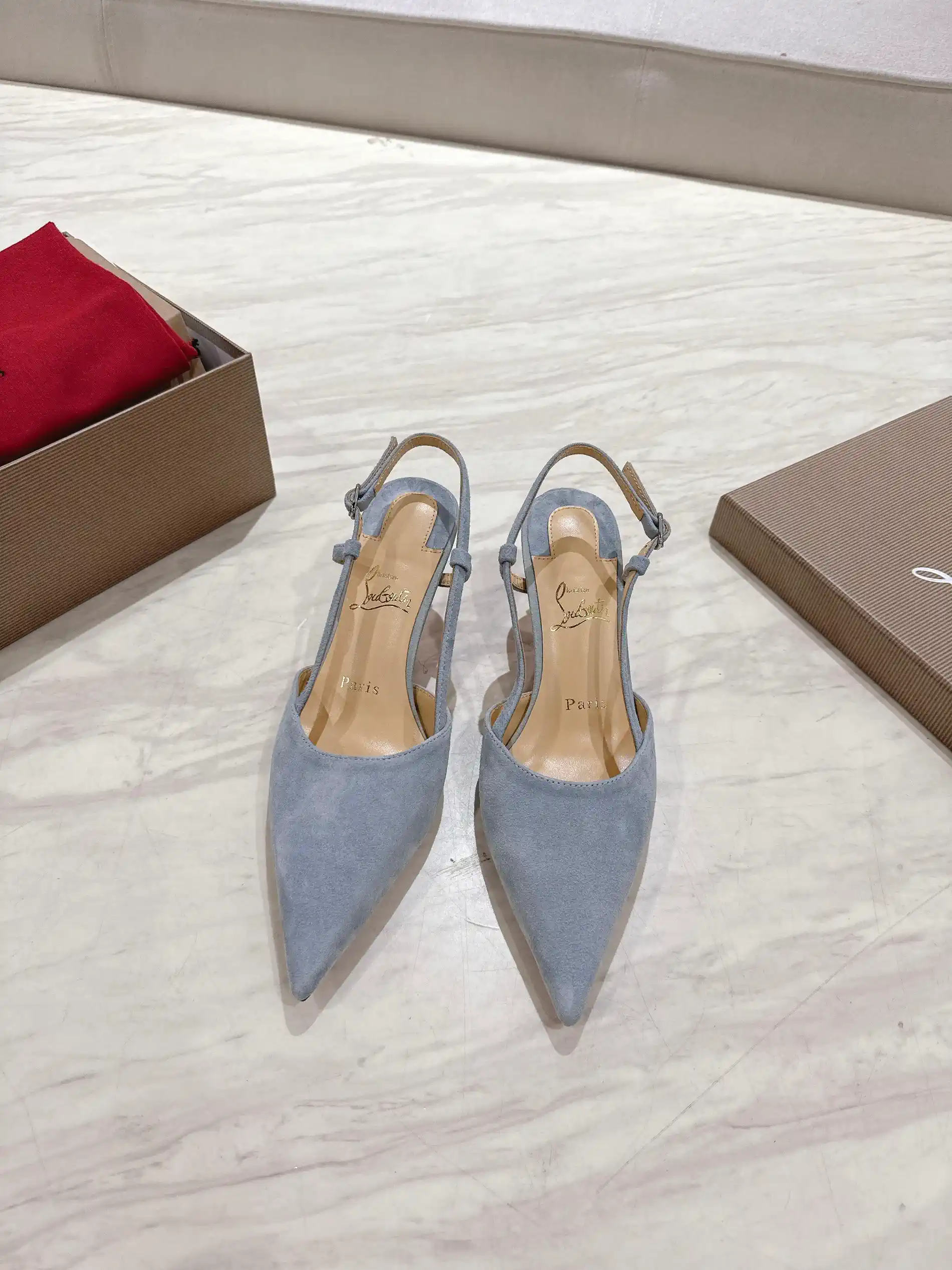 Pointed Toe Slingback High Heel Pumps image 1