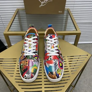 Multicolor Print Casual Skate Shoes image 1