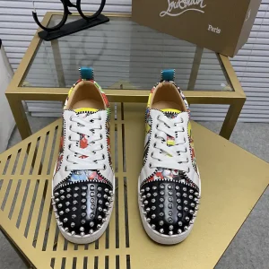 Spiked High-Top Casual Skate Shoes image 1