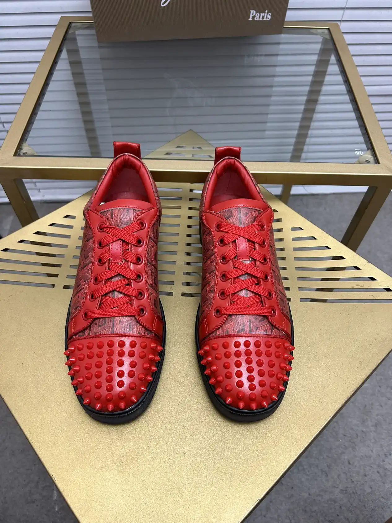 Spiked Toe Casual Skate Shoes image 1