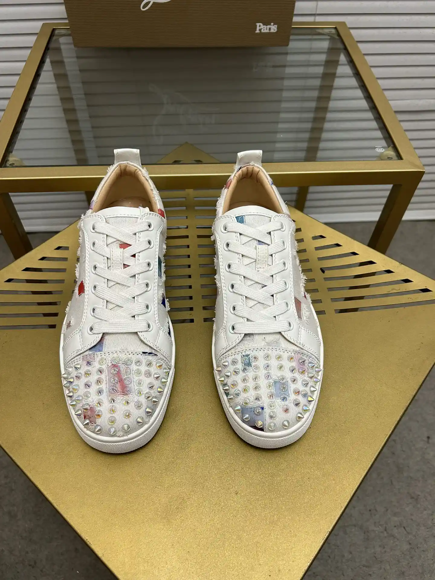 Spiked Toe Casual Skate Shoes image 1