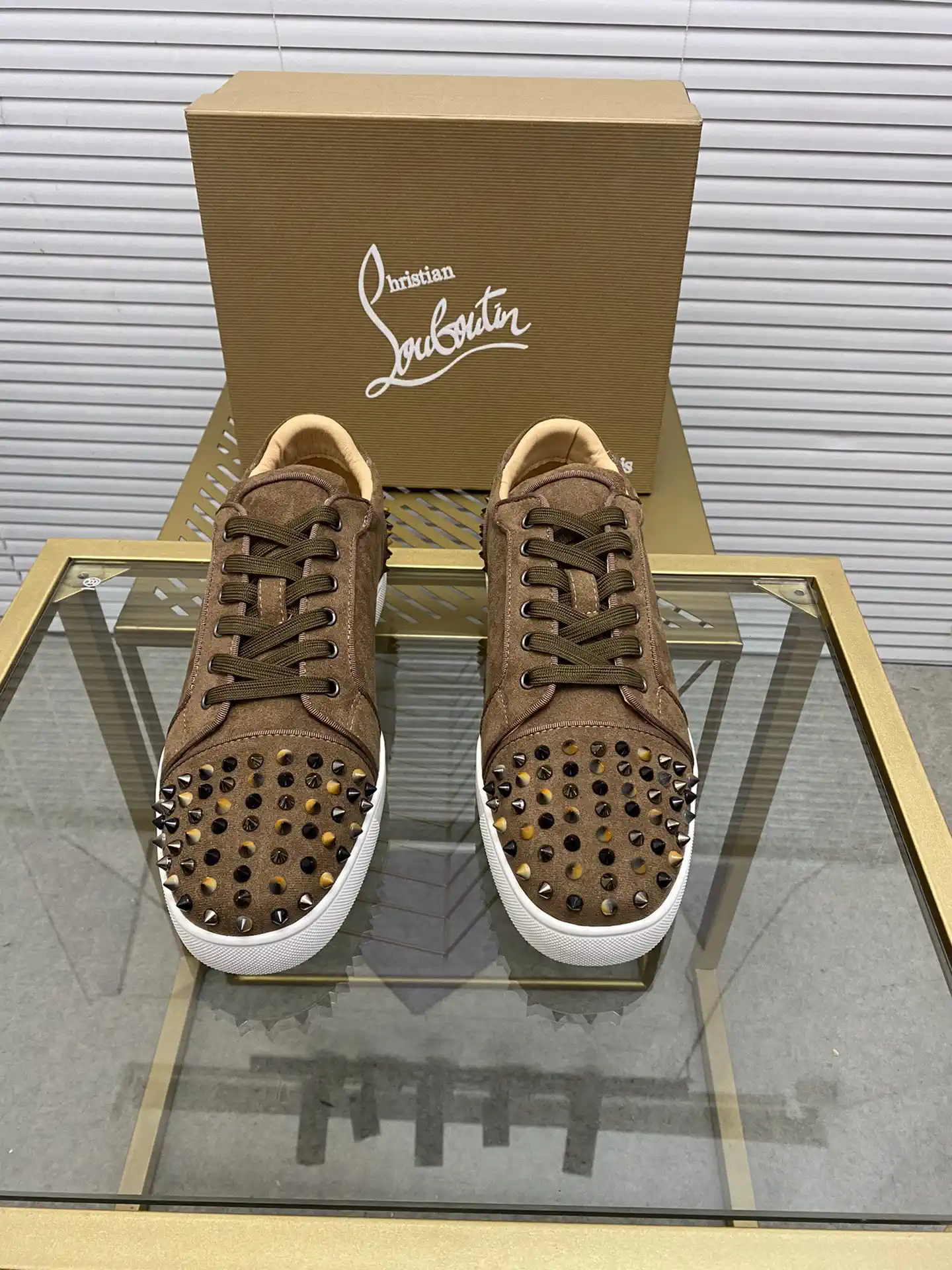 Spiked Toe Casual Sneakers image 1