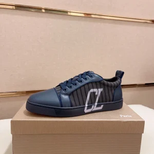 Men's Low-Top Lace-Up Casual Sneakers image 1
