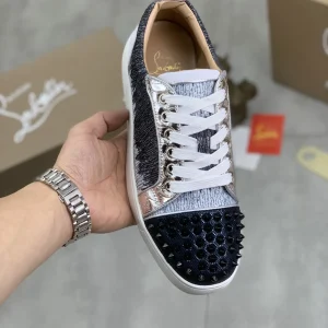 Men's Spiked Toe Low-Top Sneakers image 1