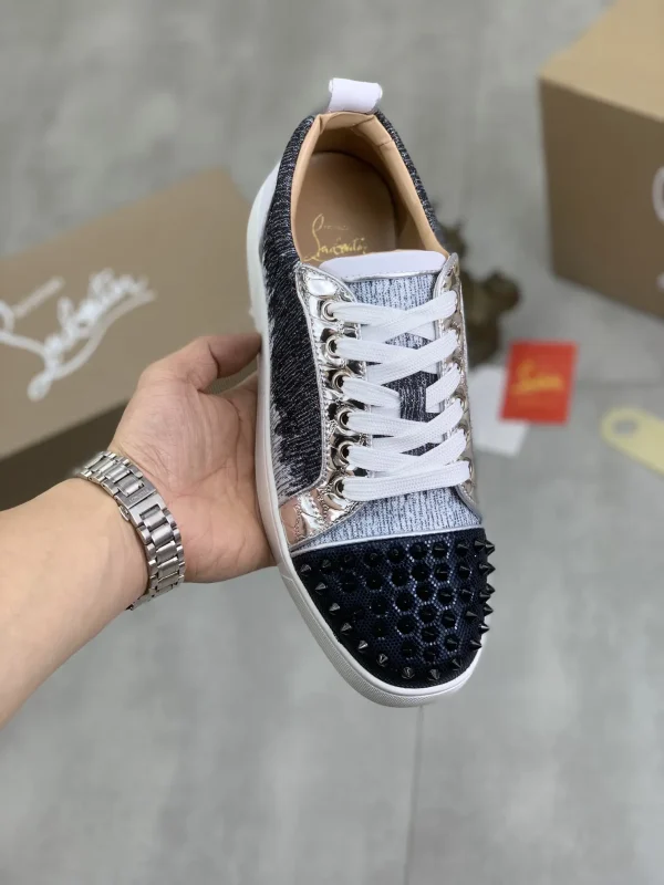 Men's Spiked Toe Low-Top Sneakers image 1
