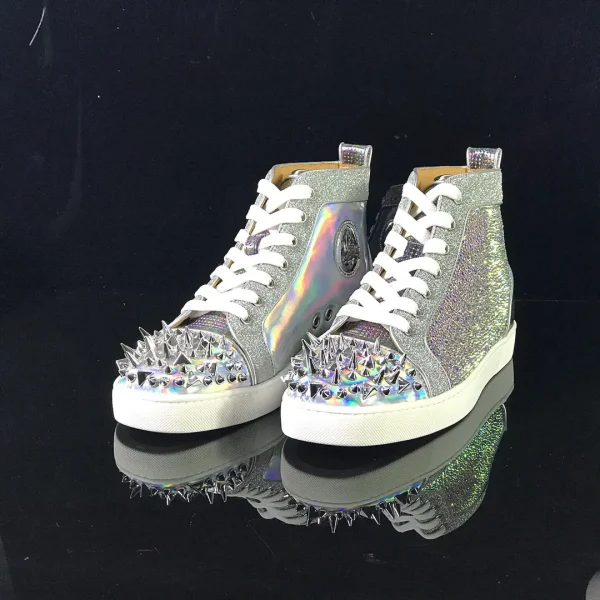 Spiked High-Top Sneakers image 1
