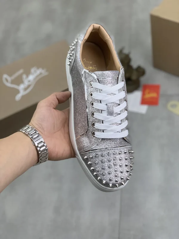 Men's Glitter Spiked Low-Top Sneakers image 1