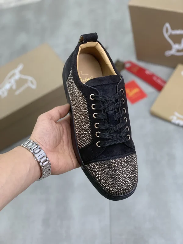 Men's Rhinestone Decor Low-Top Sneakers image 1