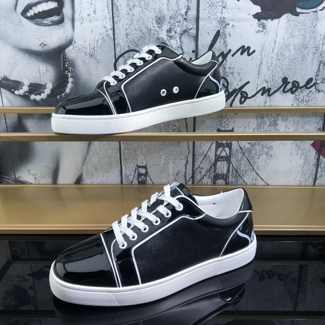 Men's Casual Skate Shoes with Leather Upper image 1
