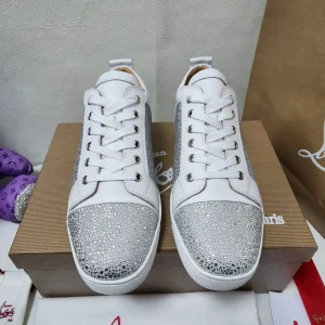 Rhinestone Embellished Low-Top Sneakers image 1