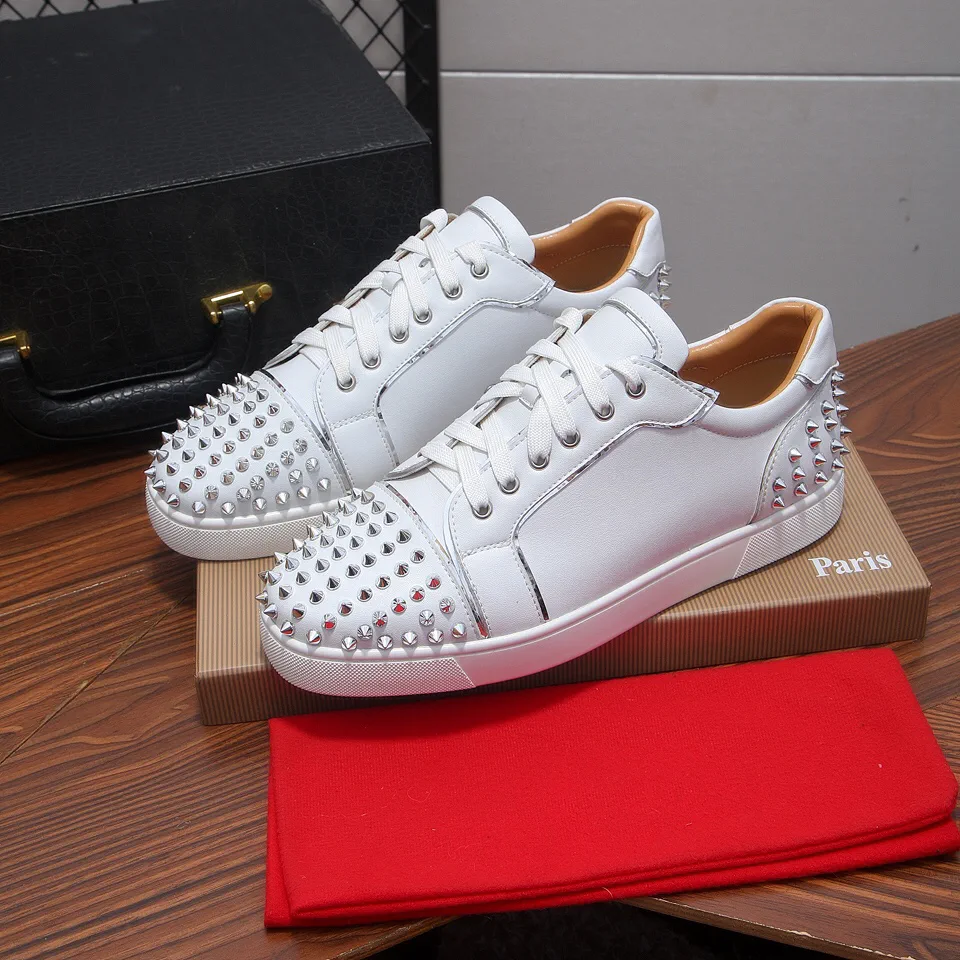 Men's Spiked Casual Skate Shoes image 1