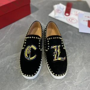 Spike Trim CL Logo Slip-On Loafers image 1
