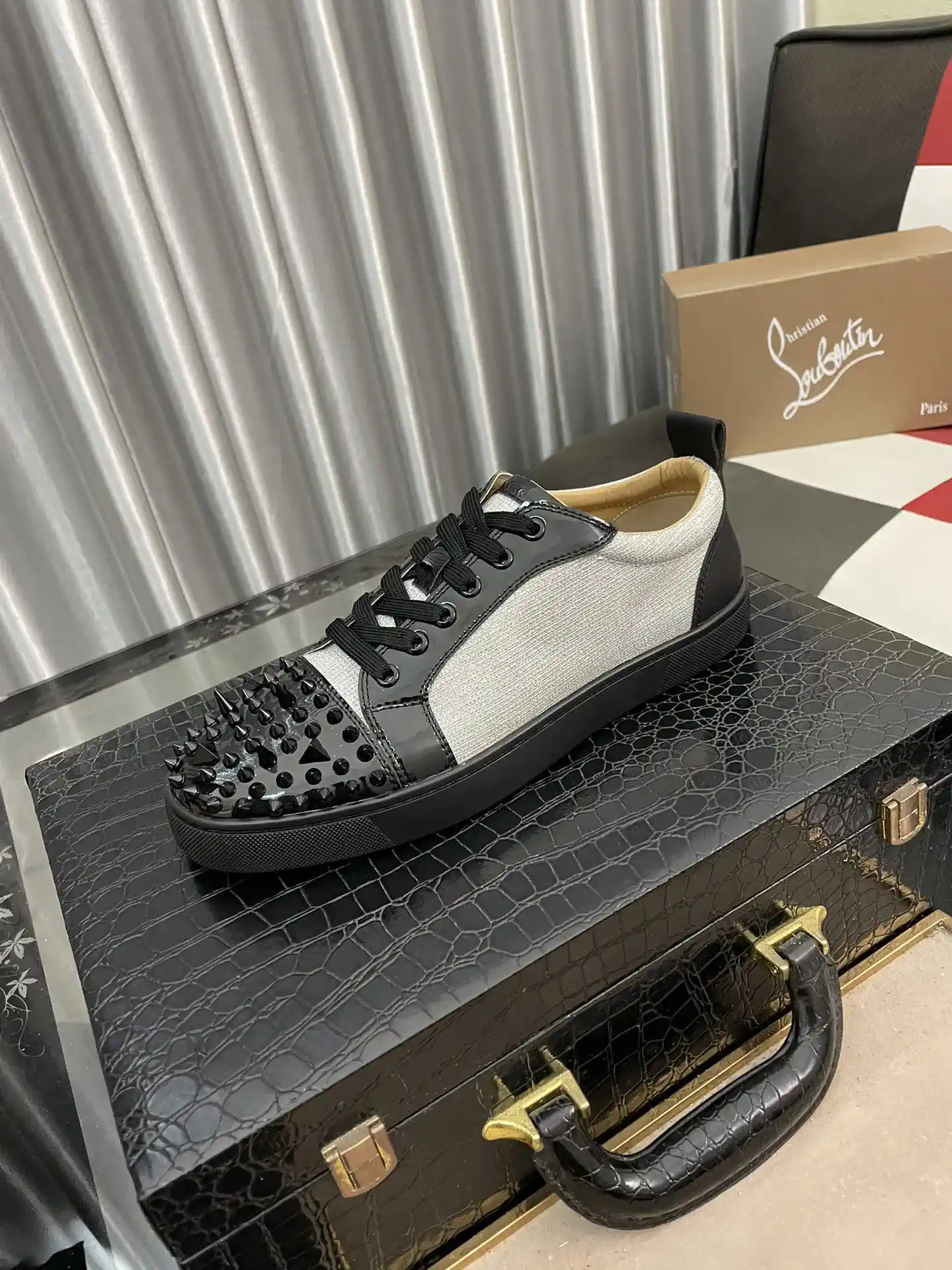 Spiked Toe Casual Sneakers image 1