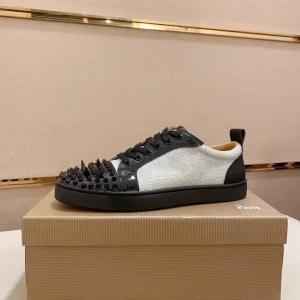 Spike Toe Low Top Sneakers image 1