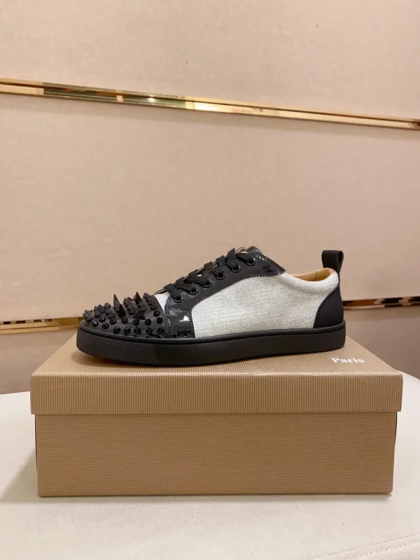 Spike Toe Low Top Sneakers image 1