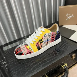Multicolor Graphic Casual Skate Shoes image 1