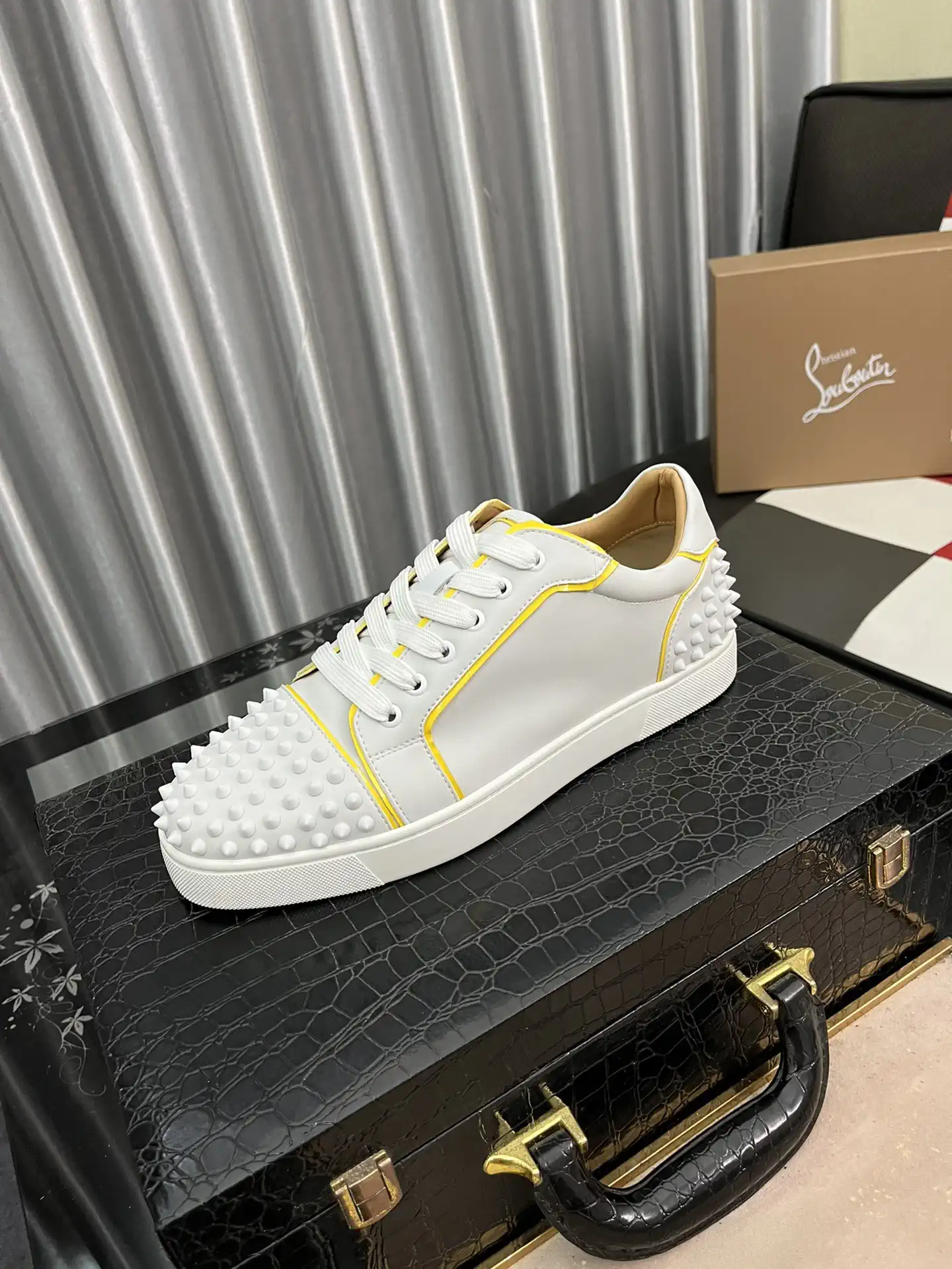 Spiked Casual Skate Sneakers image 1