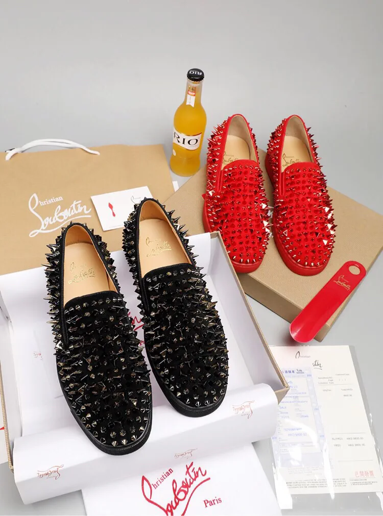 Spiked Slip-On Casual Sneakers image 1