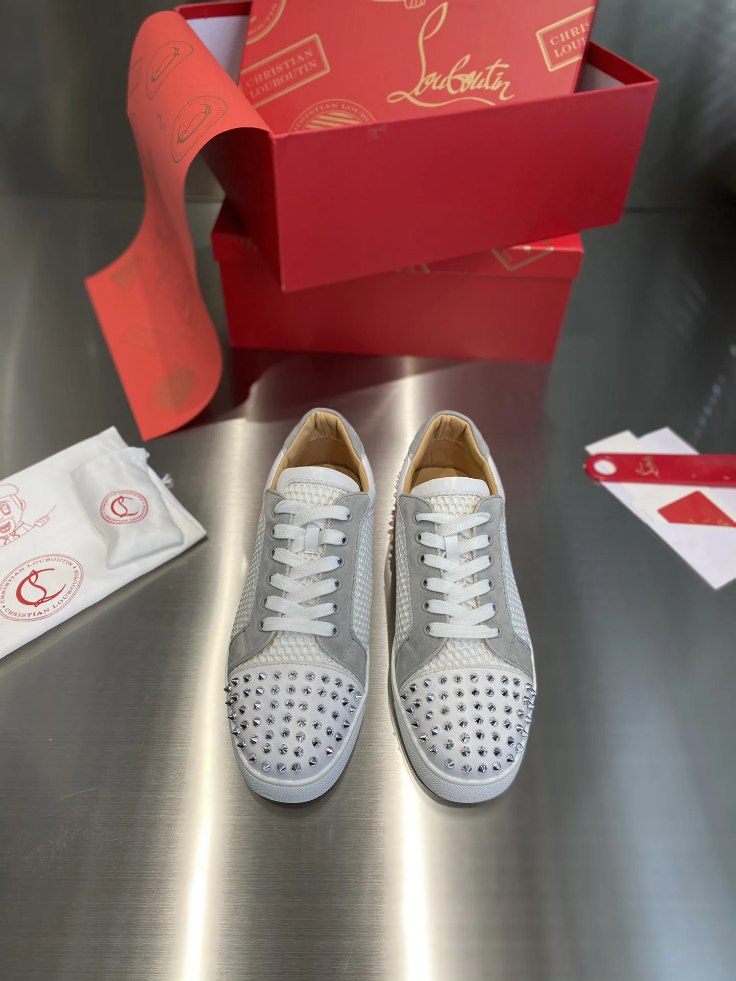 Spiked Toe Casual Sneakers image 1