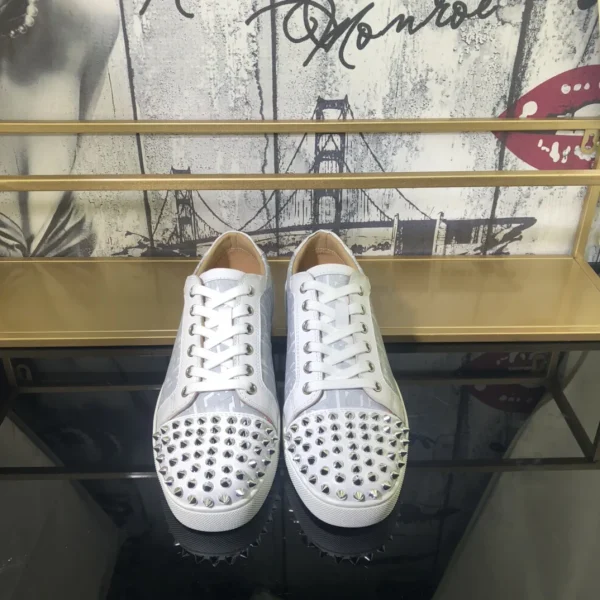 Men's Spiked Toe Casual Skate Shoes image 1
