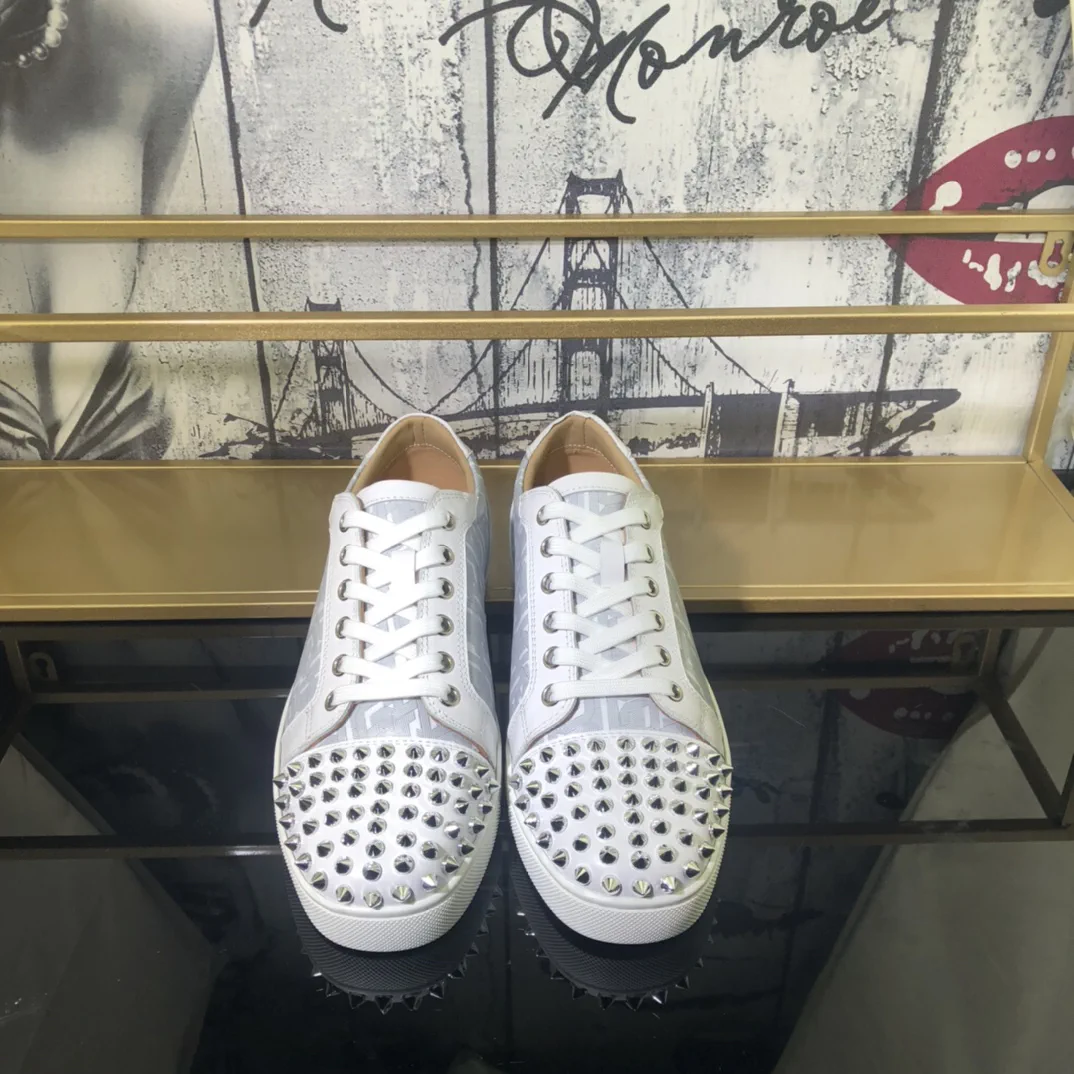 Men's Spiked Toe Casual Skate Shoes image 1