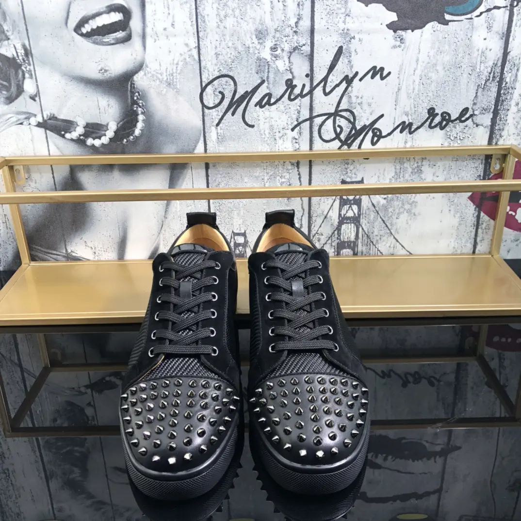 Men's Spiked Toe Casual Sneakers image 1