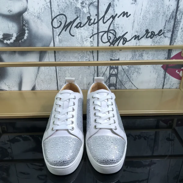 Men's Casual Sneakers with Rhinestone Details image 1