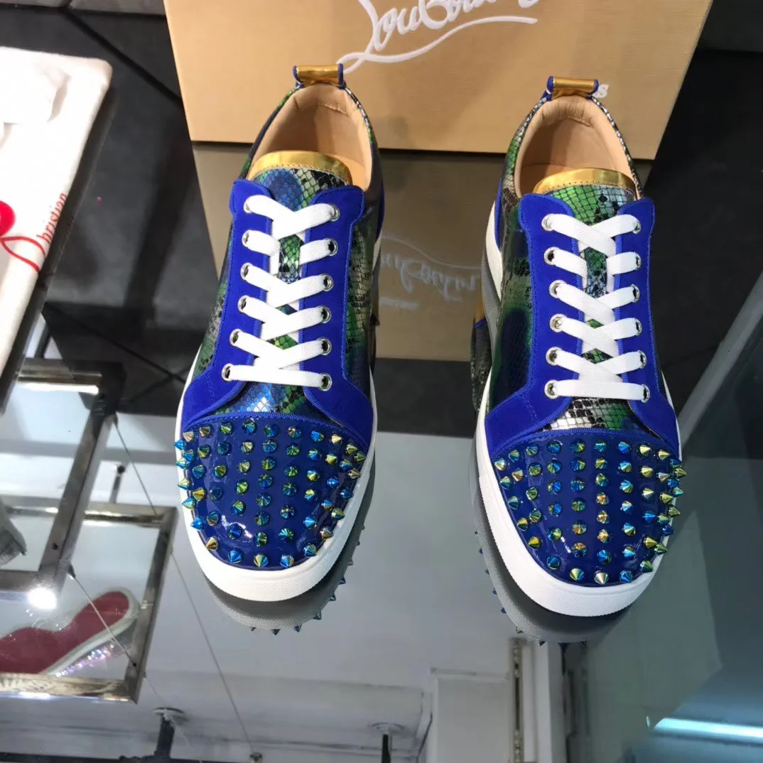 Spiked Toe Low-Top Sneakers image 1