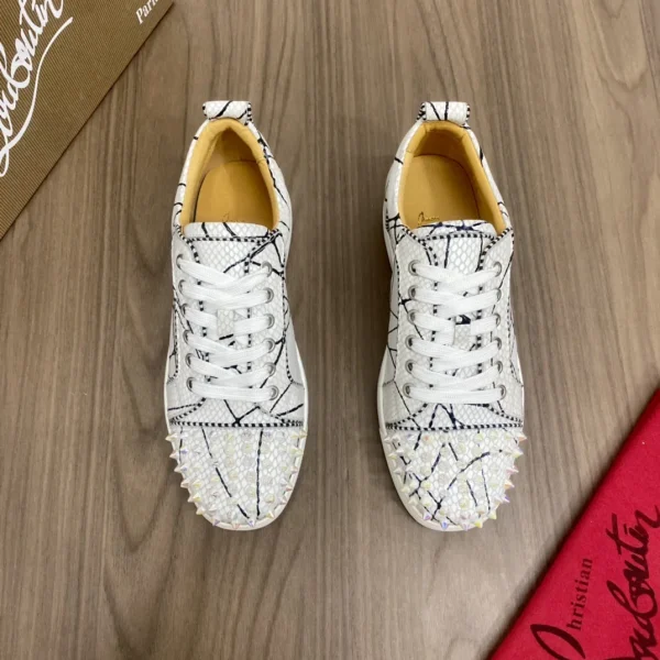 Men's Spike Toe Low-Top Sneakers image 1
