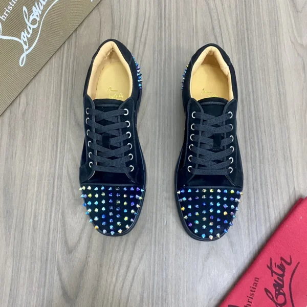 Men's Spike Decor Low-Top Sneakers image 1