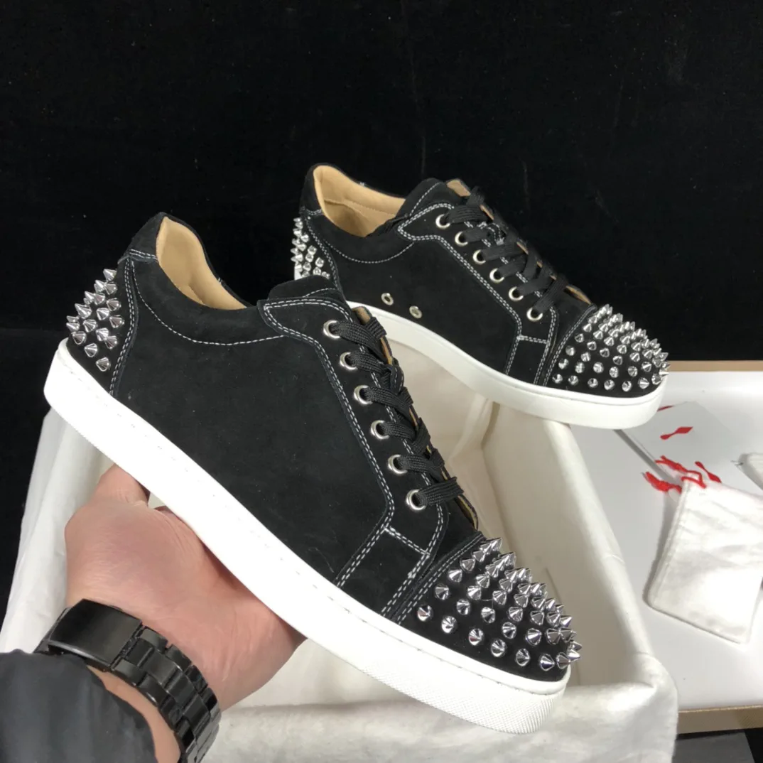 Men's Spiked Casual Skate Shoes image 1