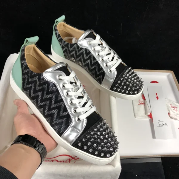 Men's Spiked Toe Casual Skate Shoes image 1