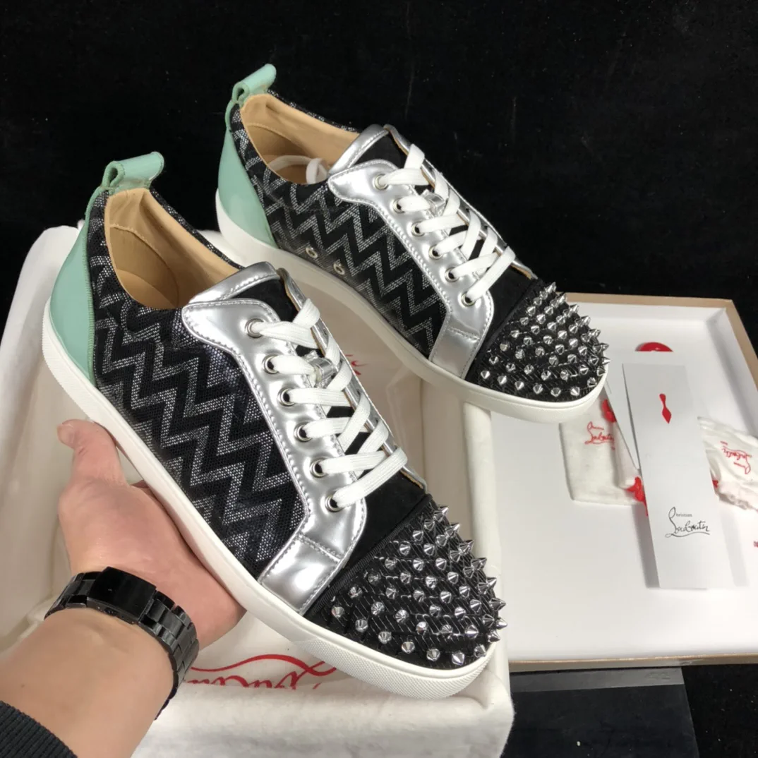 Men's Spiked Toe Casual Skate Shoes image 1