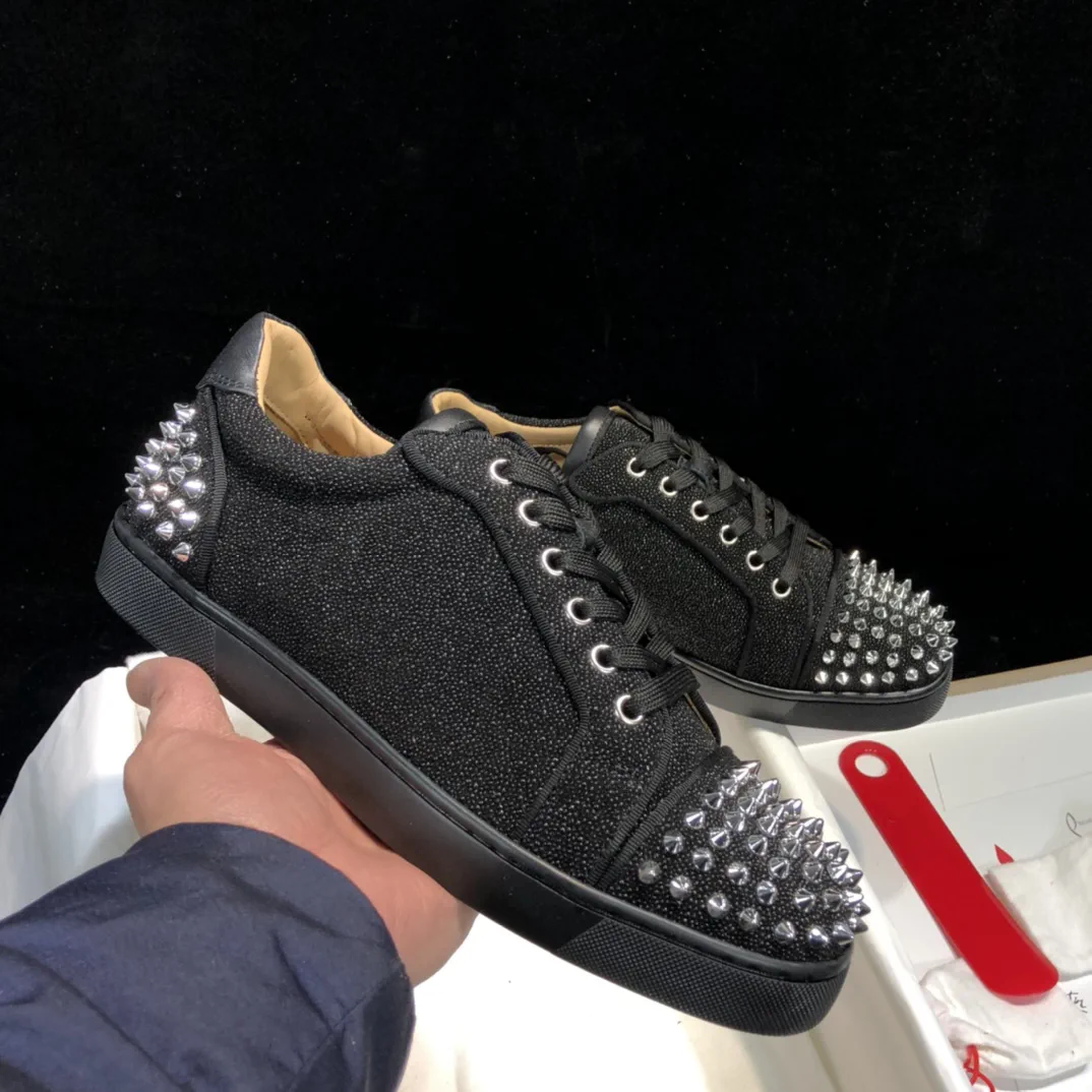 Spiked Toe Low-Top Sneakers image 1