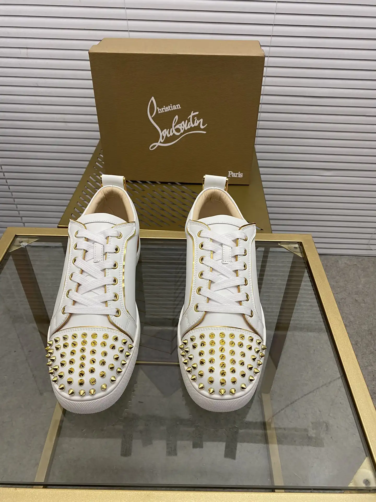 Spiked Toe Casual Skate Shoes image 1