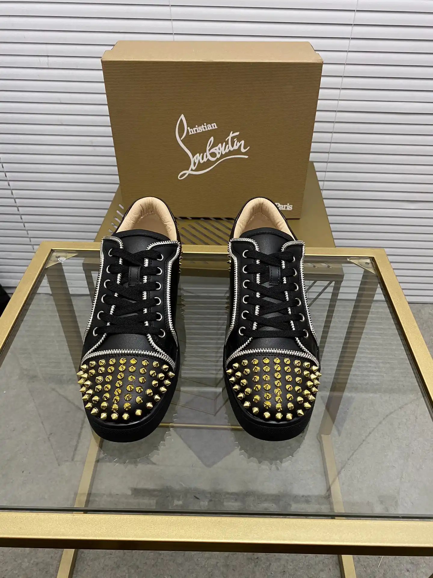 Spiked Toe Casual Sneakers image 1