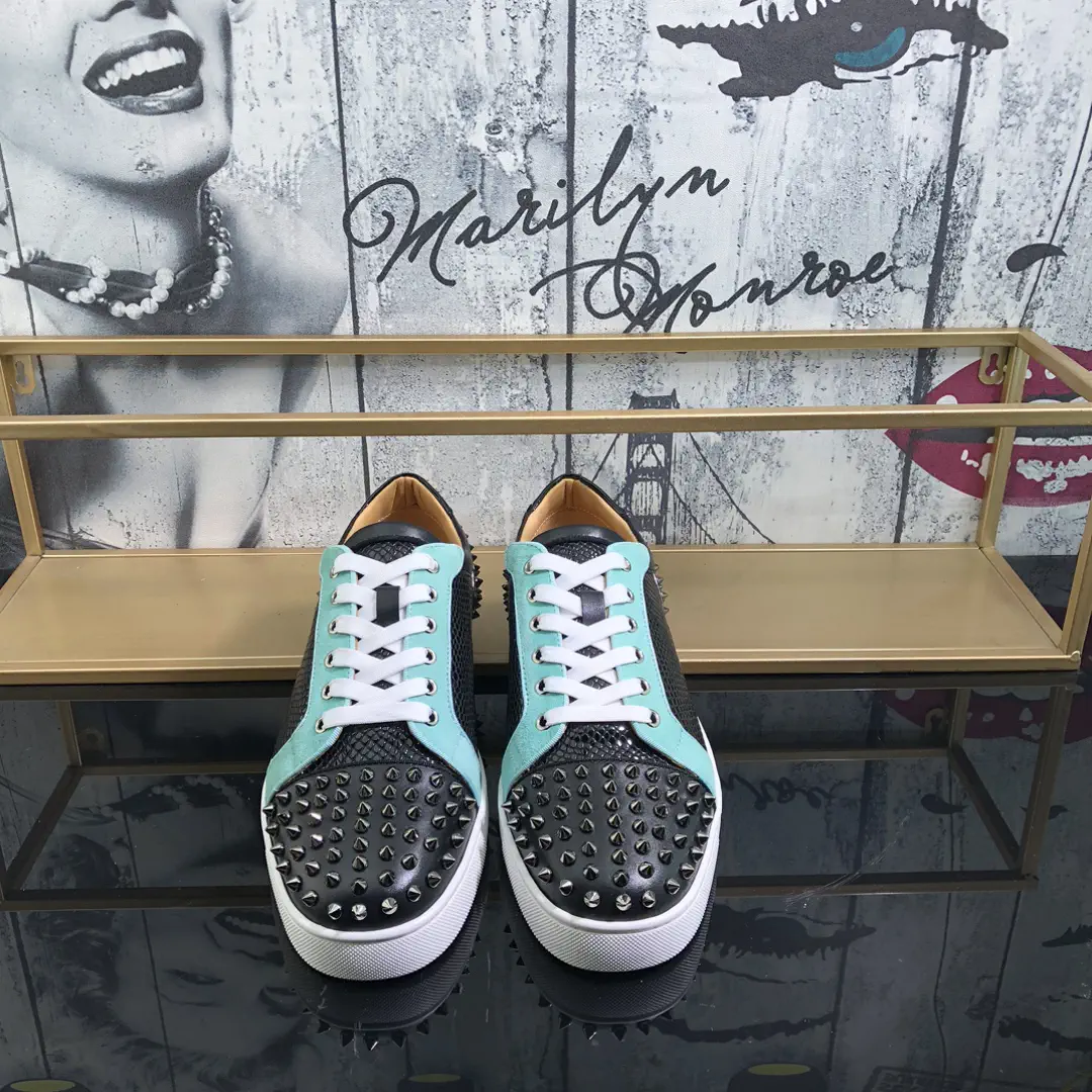 Spiked Toe Casual Skate Shoes image 1