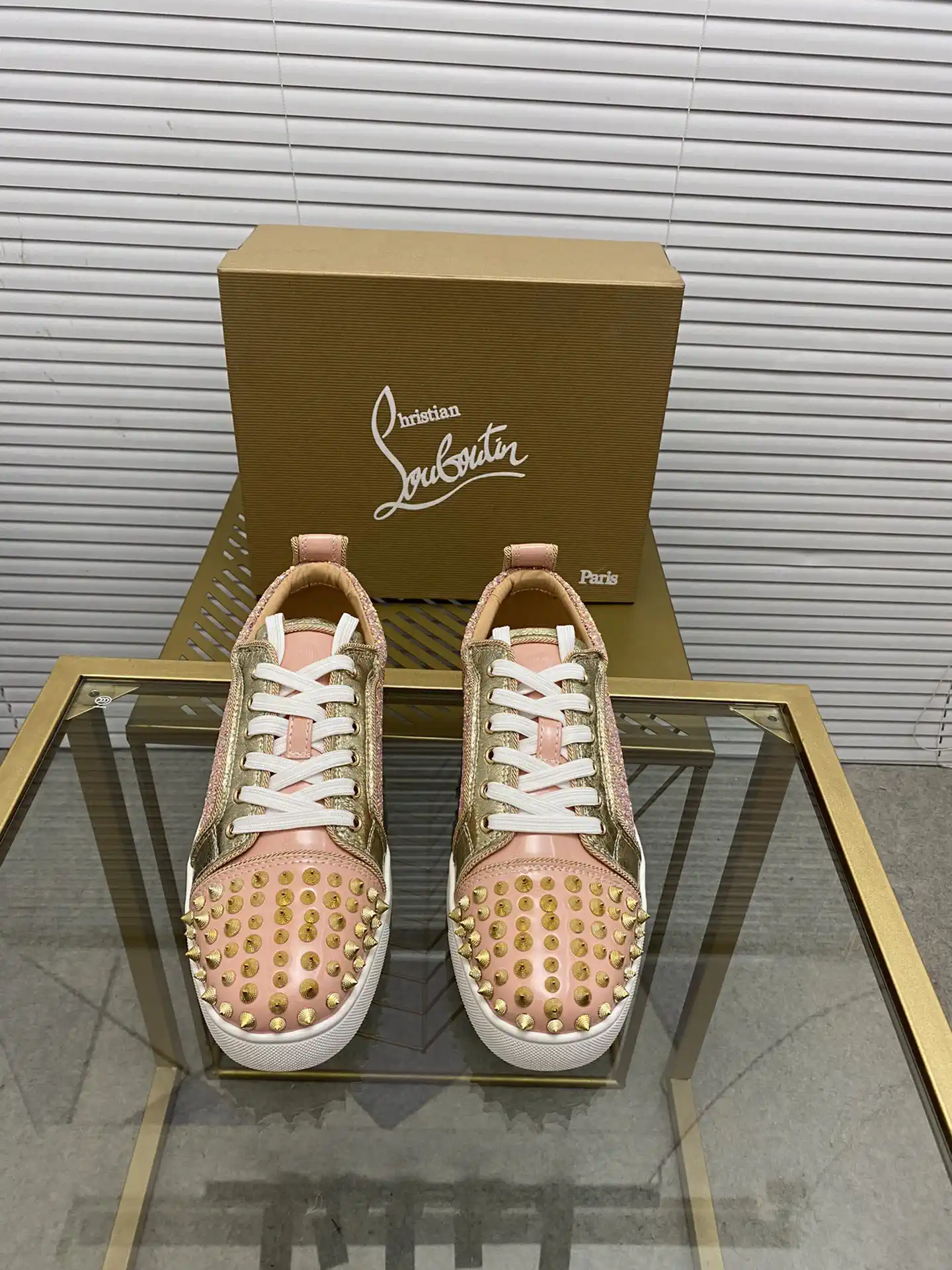 Spiked Toe Casual Sneakers image 1
