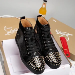 Spiked High-Top Casual Sneakers image 1