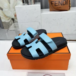 Hermes Chypre H Buckle Flat Sandals image 1