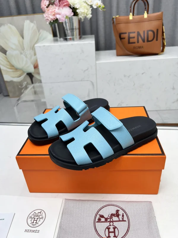 Hermes Chypre H Buckle Flat Sandals image 1
