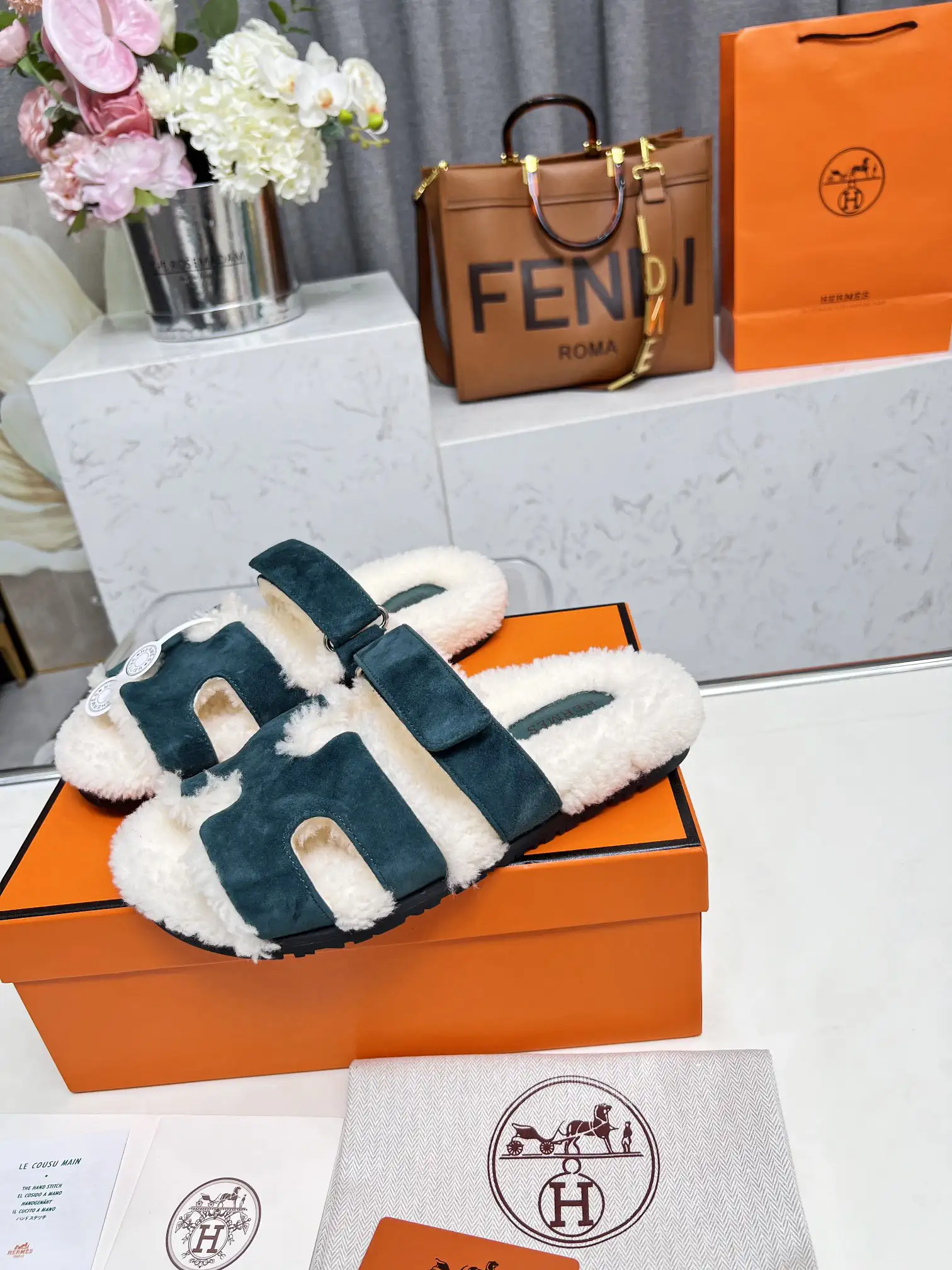 Women's Fleece Slippers image 1