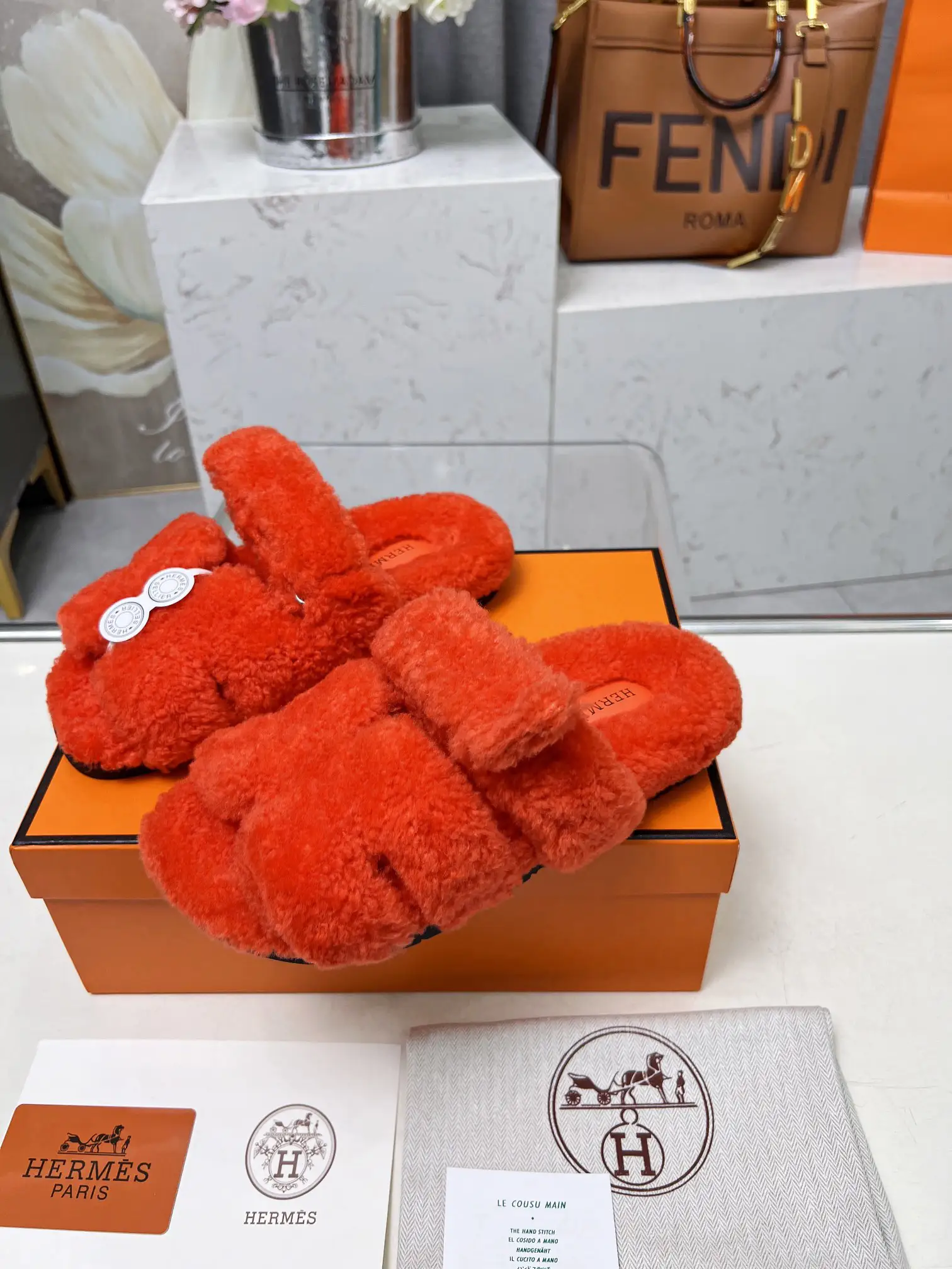 Premium Version Suede Slippers image 1