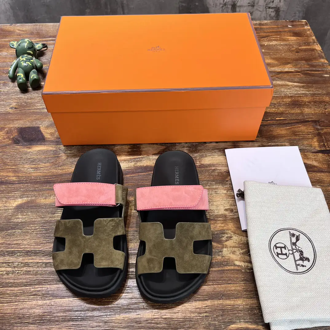 Hermes Chypre Slippers image 1