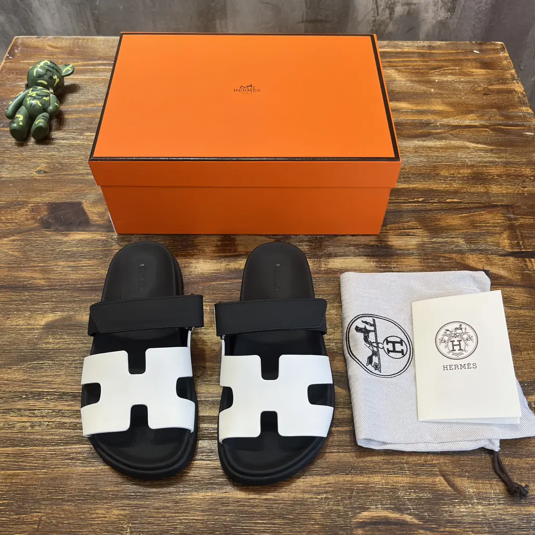Hermes Chypre Slippers image 1