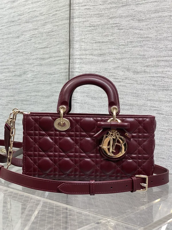 Dior Quilted Bow Detail Top Handle Bag image 1