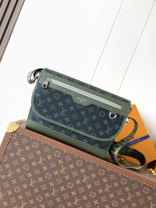 Louis Vuitton Monogram Eclipse Canvas Courrier Messenger Bag image 1